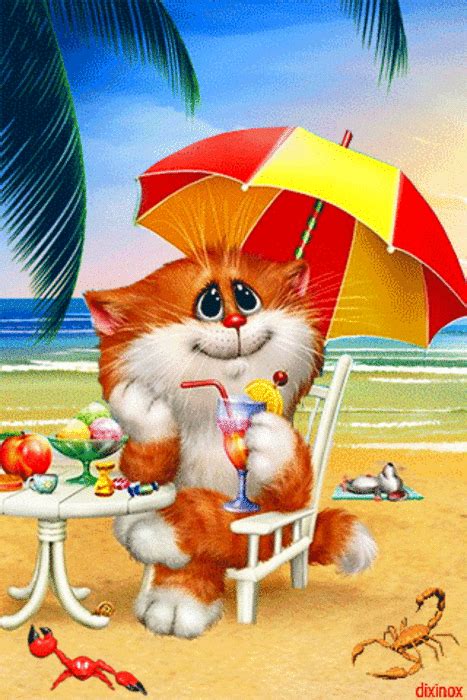 RELAX, CHILL OUT AND ENJOY YOUR DAY!! ♡♥️♡ | Cats illustration, Kittens and puppies, Funny ...