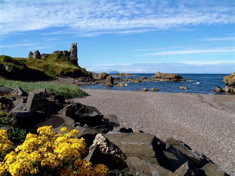 Scotland, Scotland Ayrshire Dunure Castle Beach Sea #scotland, #scotland, #ayrshire, #dunure, # ...