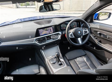 Hong Kong, China April, 2019 : BMW 3-Series Interior on April 11 2019 in Hong Kong Stock Photo ...