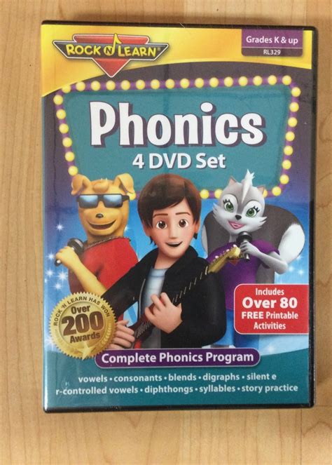 Rock N Learn Phonics 4 DVD set - School Spot