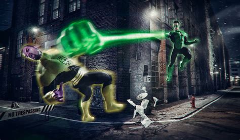 Green Lantern vs Sinestro :: Behance