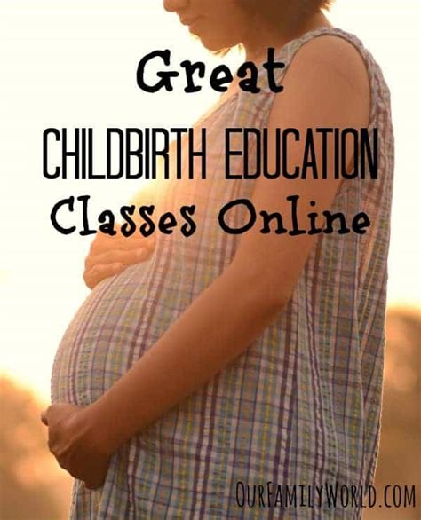 Great Childbirth Education Classes Online