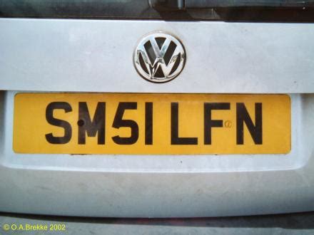 Olav's British number plates. Duplicates. License plates of the UK