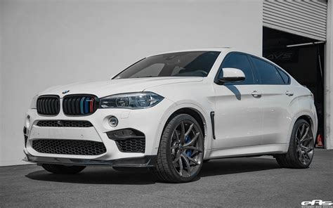 Alpine White BMW X6 M With AC Schnitzer, Akrapovic, RKP And Vorsteiner Parts