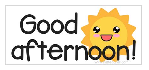 Free Good Afternoon Clipart, Download Free Good Afternoon Clipart png ...