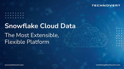 Snowflake Cloud Data: The Most Extensible, Flexible Platform