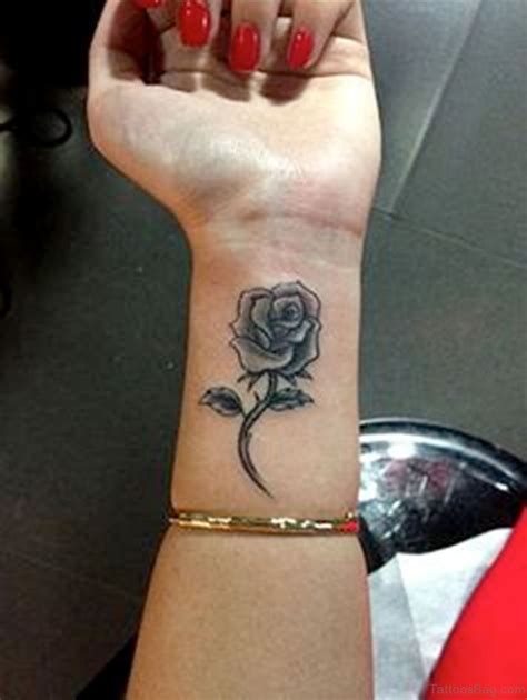 52 Wrist Colorful Rose Tattoo Designs