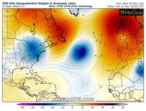 An intense extra-tropical cyclone develops over the Atlantic ...