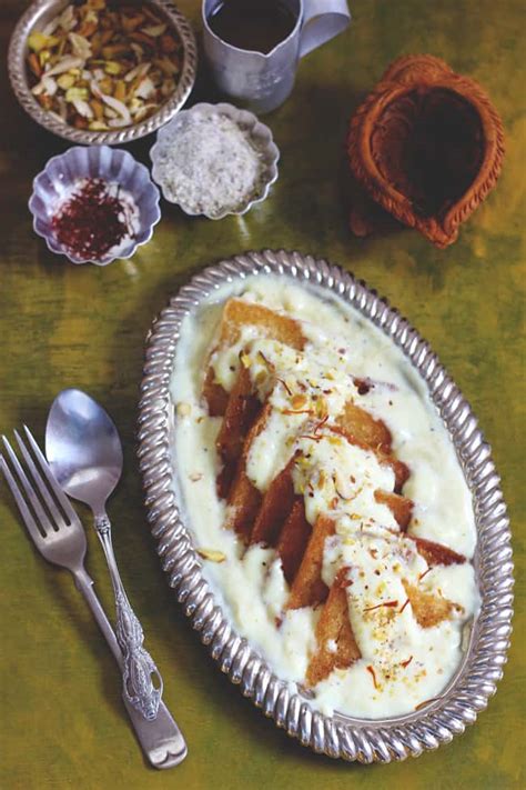 Baked Shahi Tukra Recipe - Fun FOOD and Frolic