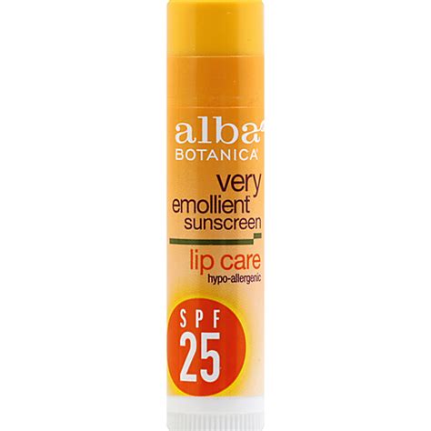 Alba Botanica™ SPF 25 Moisturizing Sunscreen Lip Balm 0.15 oz. Stick | Health & Personal Care ...