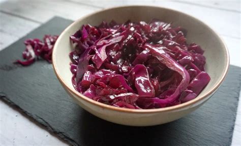 Sweet Braised Red Cabbage Recipe perfect for roast dinners