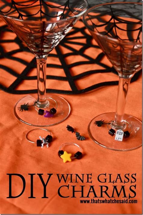 DIY Wine Glass Charms – That's What {Che} Said...