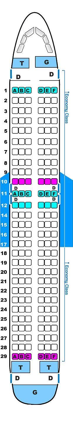 Seat Map USA3000 Airlines Airbus A320 214 | SeatMaestro