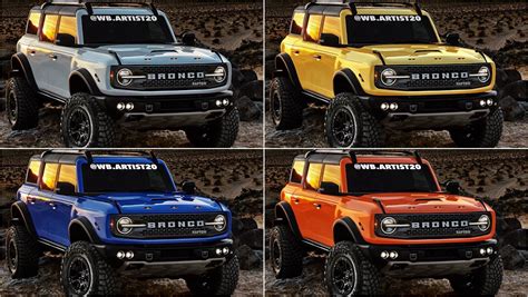 A Handful of Renderings Imagines the 2022 Ford Bronco Raptor in ...