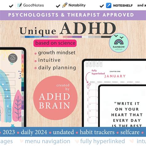 ADHD Digital Planner by an Adhder Compatible With iPad - Etsy