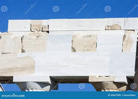 Reconstruction Work on Parthenon Temple Stock Photo - Image of conservation, great: 44447496