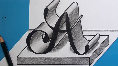 How To Draw 3d Art Letters