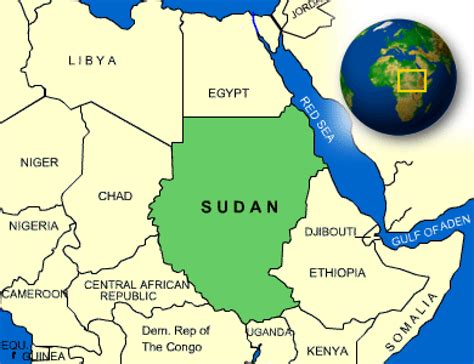 Map of Sudan. | - CountryReports