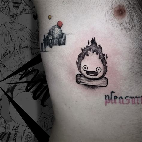 Details 66+ howl's moving castle calcifer tattoo - in.cdgdbentre