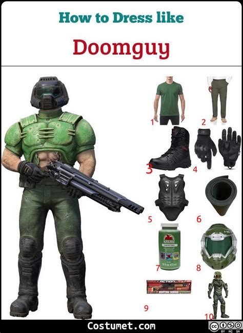 Doomguy Costume for Cosplay & Halloween | Coole bilder, Cool