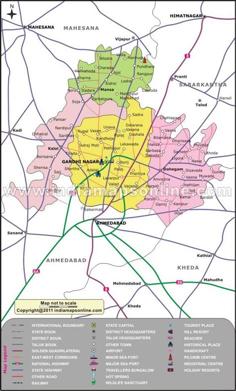 Gandhi nagar Bangalore map - Bangalore gandhinagar map (Karnataka - India)