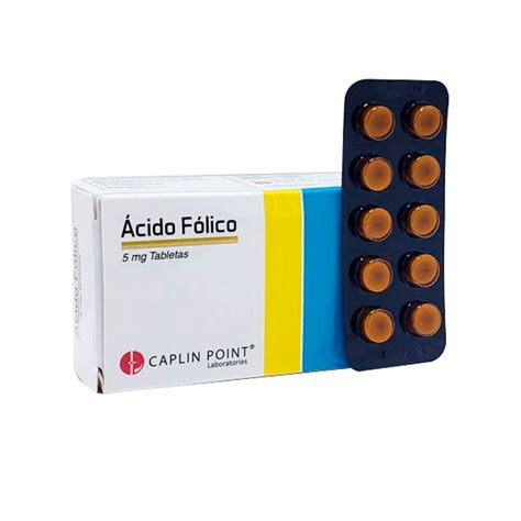 * Acido Folico 5mg x 10 Tabs - Farmacias Economicas