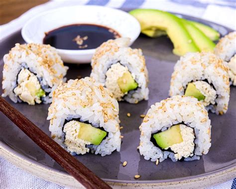 Vegan California Roll Recipe | Cheap Lazy Vegan