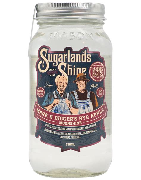 Sugarlands Shine Mark & Digger's Rye Apple Moonshine | Craft Spirit Shop