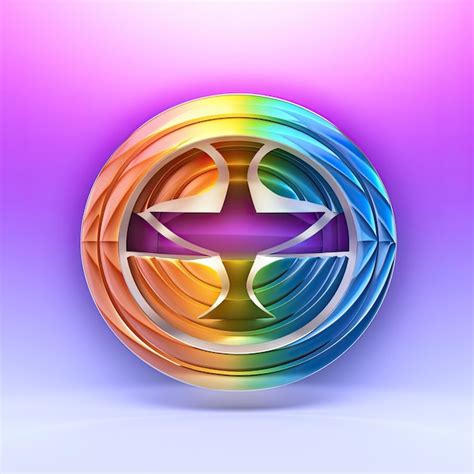 Premium AI Image | Gender Equality Sign with Rainbow Colors