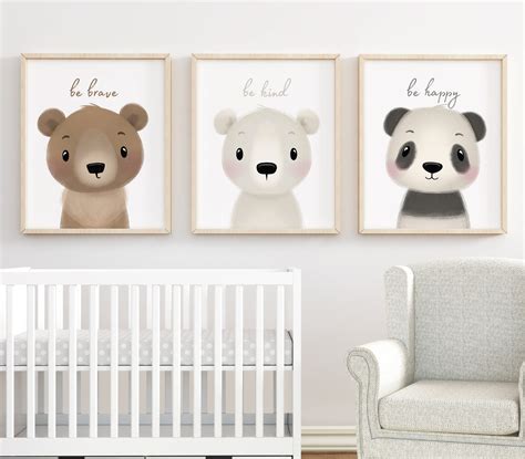 Nursery Decor Nursery Wall Art Set of Prints Kids Wall Art - Etsy