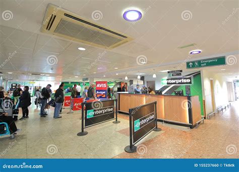 Car Rental Hire Office Gatwick Airport Terminal London England Editorial Image - Image of people ...