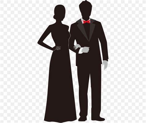 Prom Silhouette Clip Art, PNG, 400x696px, Prom, Dance Party, Dress, Fashion Design, Formal Wear ...