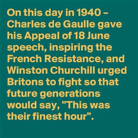 On this day in 1940 – Charles de Gaulle gave his Appeal of 18 June ...