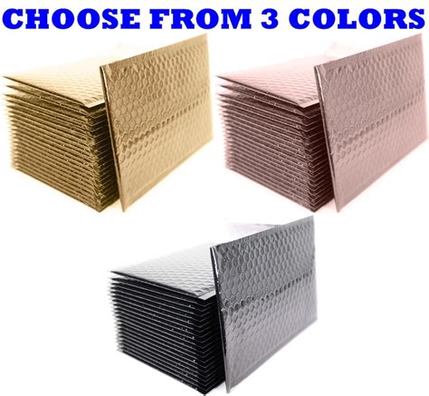 Premium Color Metallic Bubble Mailers, Shipping Mailing Padded Envelopes, Poly Mailing Bags ...