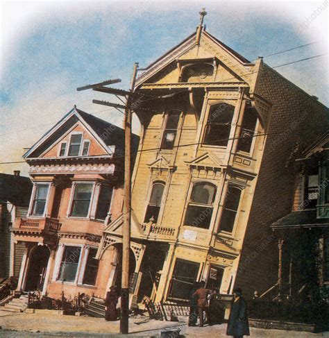 1906 San Francisco Earthquake Fire - Stock Image - C004/7306 - Science ...