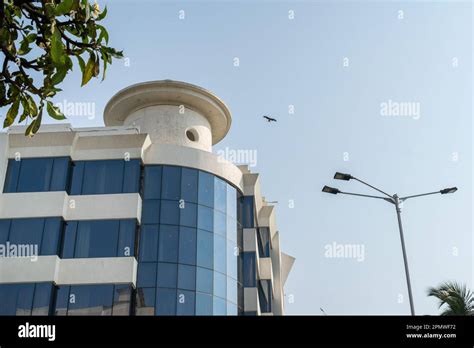 The exterior of the iconic Hotel Marine Plaza Building at Nariman Point ...