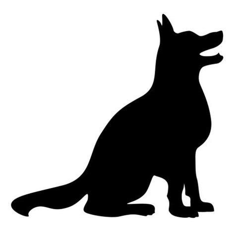 Dog Silhouette Vector Illustration 372413 Vector Art at Vecteezy