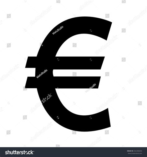 Euro Sign Money Symbol Vector Illustration Stock Vector (Royalty Free) 342306650 | Shutterstock