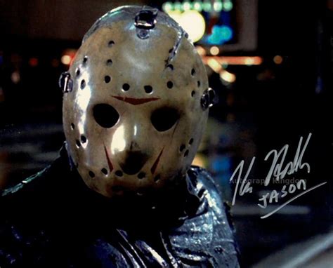 Kane Hodder as Jason Voorhees Signed & Mounted 8 x 10" Autographed ...