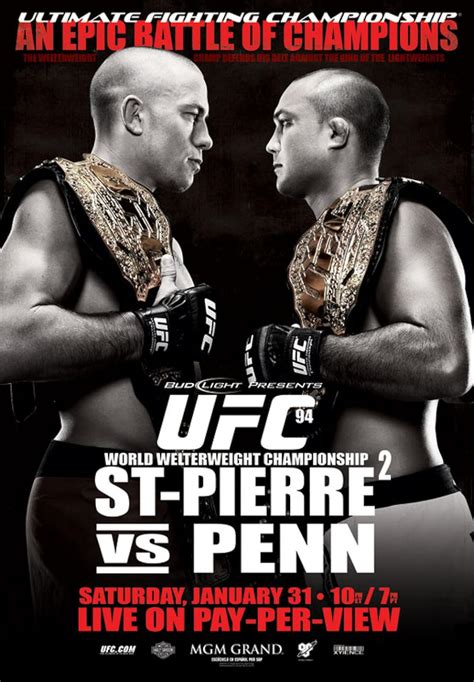 UFC 94: St-Pierre vs. Penn 2 (TV Special 2009) - IMDb