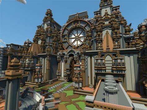 Steampunk hub | Minecraft steampunk, Minecraft architecture, Minecraft projects