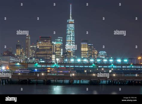 World Trade Center by night Stock Photo - Alamy