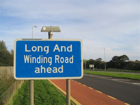 Long and Winding Road Ahead Sign by Pudgemountain on deviantART