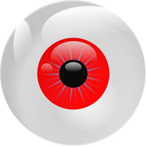 Eyeball Red Clip Art at Clker.com - vector clip art online, royalty ...