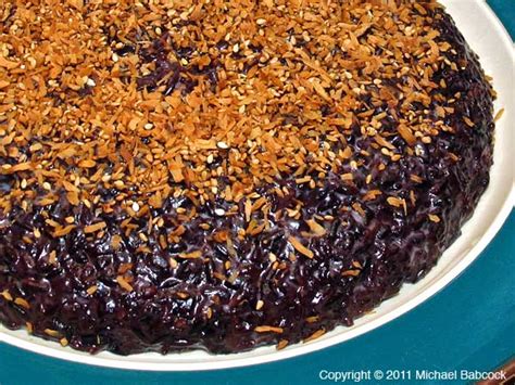 Black Sticky Rice Pudding Recipe