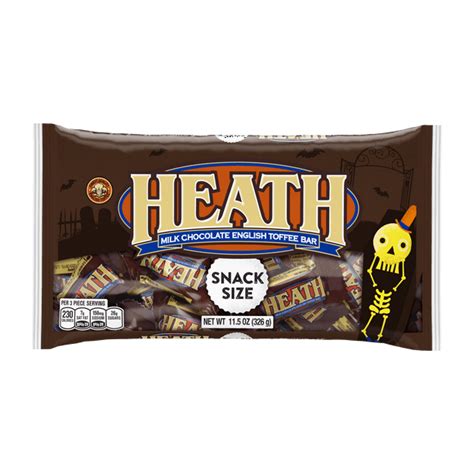 Heath, Halloween Milk Chocolate English Toffee Bars Snack Size Candy, 11.5 Oz. - Walmart.com ...