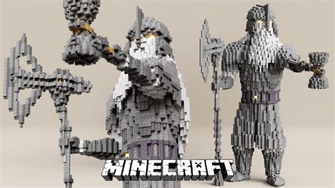 Minecraft: How To Build The ULTIMATE Dwarf Statue | Tutorial - YouTube