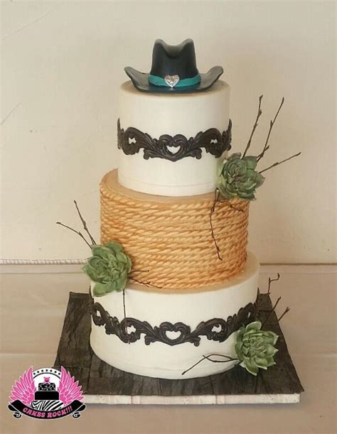 Western Wedding Cake - Decorated Cake by Cakes ROCK!!! - CakesDecor