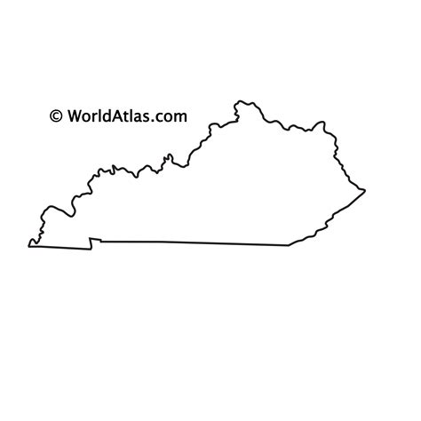 Best Images Of Kentucky State Map Printable Kentucky State Map | My XXX ...