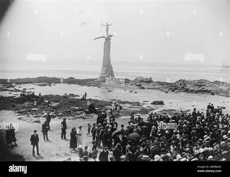 Striking monument to the USA army at St Nazaire , erected at the entrance to harbour where the ...